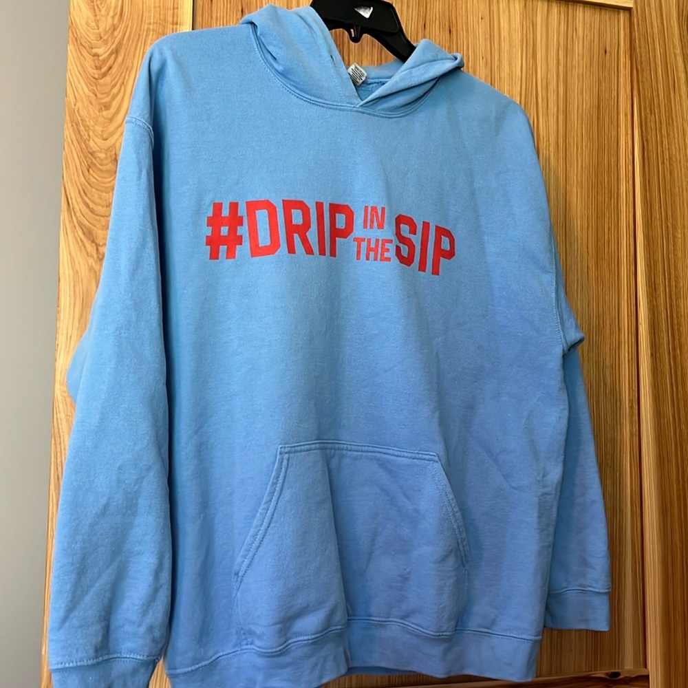 #Drip in the Sip Sweatshirt Gildan brand